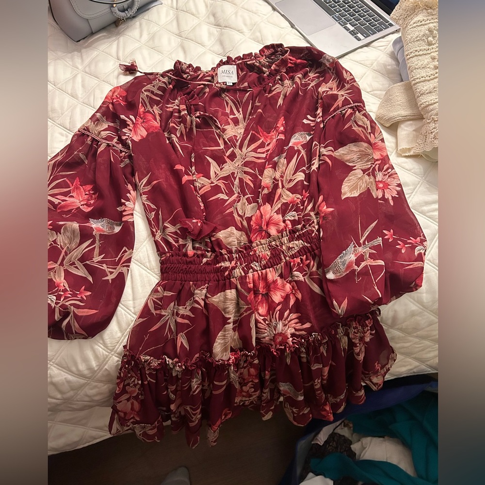 MISA long sleeve dress